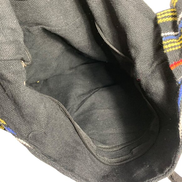 Tribe Azure Handcrafted Cotton Sling Bag With Ganesha Embroidery & Om Motif - Picture 8 of 11